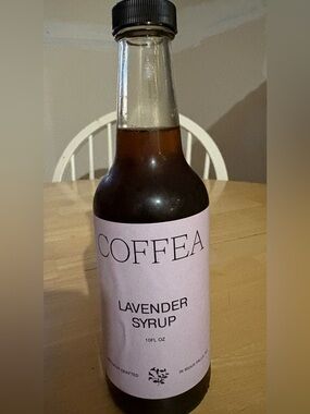 Lavender Syrup for Coffee Handcrafted